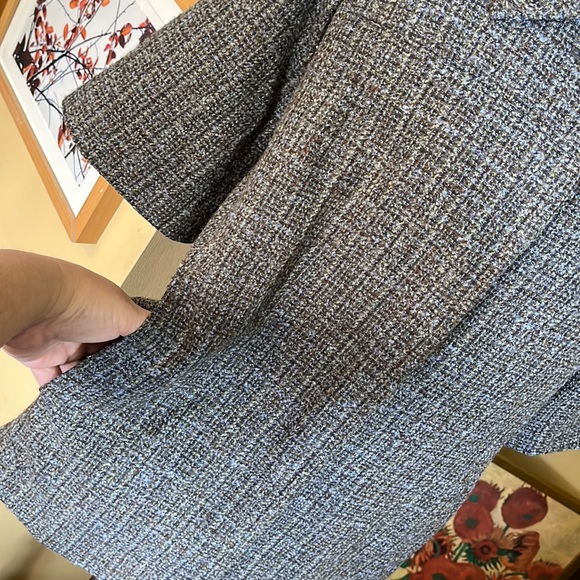 J JILL Size SMALL Tweed Blazer Mid-Skeeve Career Casual Cozy Prep MOD $189 NEW - Picture 8 of 16